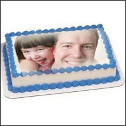 "Photo Cake to Dad - code 01 - Click here to View more details about this Product